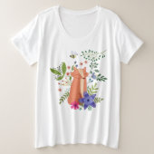 Fuchs im Wald Grote Maat T-shirt (Design voorkant)