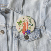 Fuchs im Wald Ronde Button 7,6 Cm (In situ)
