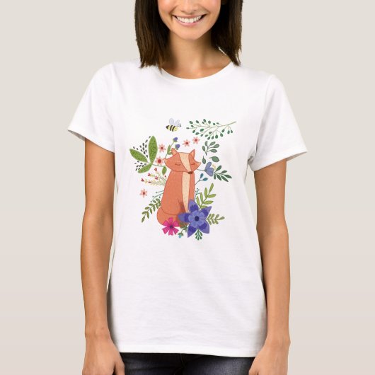 Fuchs im Wald T-shirt (Voorkant)