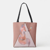 Fuchs und Feder Tote Bag (Achterkant)