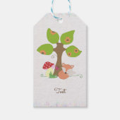 Fuchs unterm Baum Cadeaulabel (Voorkant)