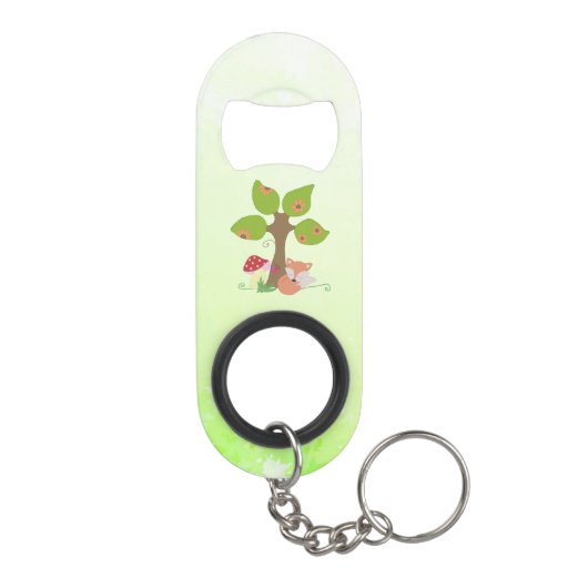 Fuchs unterm Baum Mini Flessenopener (Achterkant)