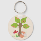 Fuchs unterm Baum Sleutelhanger (Voorkant)
