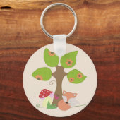 Fuchs unterm Baum Sleutelhanger (Voorkant)