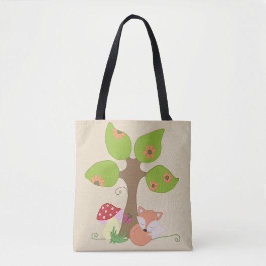 Fuchs unterm Baum Tote Bag (Voorkant)
