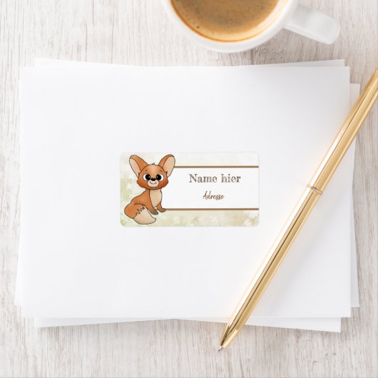 Füchschen Etiket (Insitu)