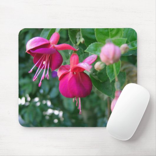 Fuchsia 1 muismat (Met muis)