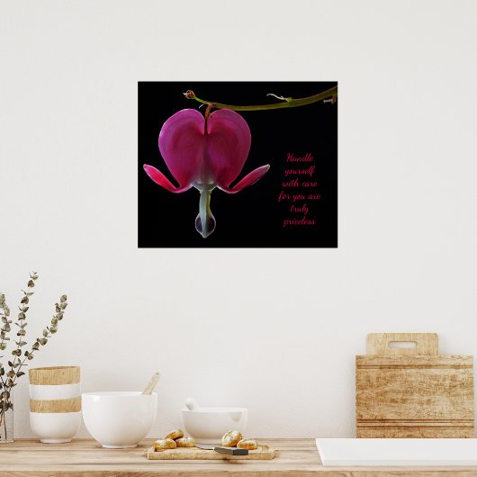 Fuchsia-aanmoediging Poster (Keuken)