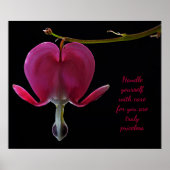 Fuchsia-aanmoediging Poster (Voorkant)