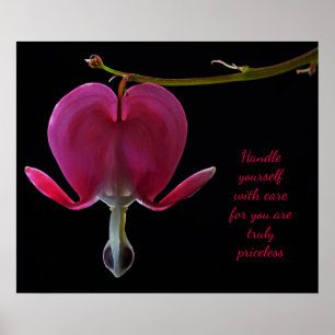 Fuchsia-aanmoediging Poster