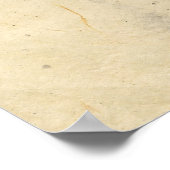 Fuchsia abstracte waterverf floraal poster (Hoek)