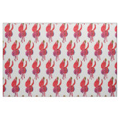 Fuchsia abstracte waterverf floraal stof (Fat Quarter)