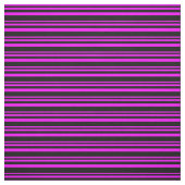 Fuchsia and Black Colored Lined Pattern Stof (Swatch)