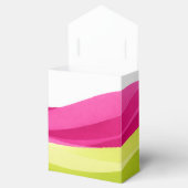 Fuchsia and Lime Green Favor Boxes Bedankdoosjes (Geopend)