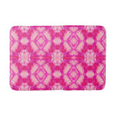 Fuchsia and Pastel Pink Tie Dye Pattern Badmat (Voorkant)