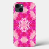 Fuchsia and Pastel Pink Tie Dye Pattern Case-Mate iPhone Case (Achterkant)