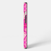 Fuchsia and Pastel Pink Tie Dye Pattern iPhone Hoesje (Linkerkant)