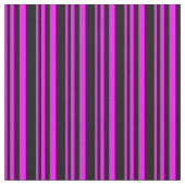 Fuchsia & Black Lined Pattern Stof (Close Up)