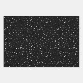 Fuchsia & Black Monogram Inpakpapier Vel (Voorkant 2)