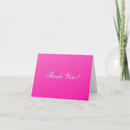 Fuchsia Blank in Bedankkaart