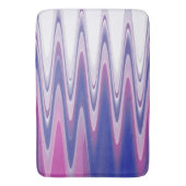 Fuchsia blauw grijs badmat (Voorkant Verticaal)