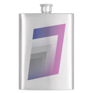 Fuchsia blauw grijs flacon