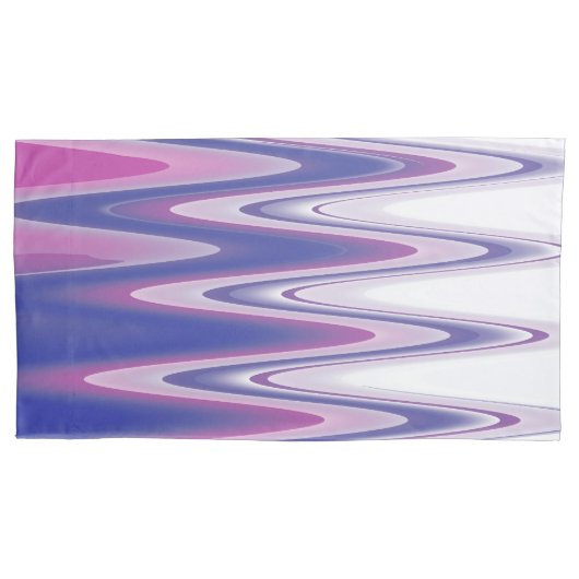 Fuchsia blauw grijs kussensloop (Voorkant-Links)