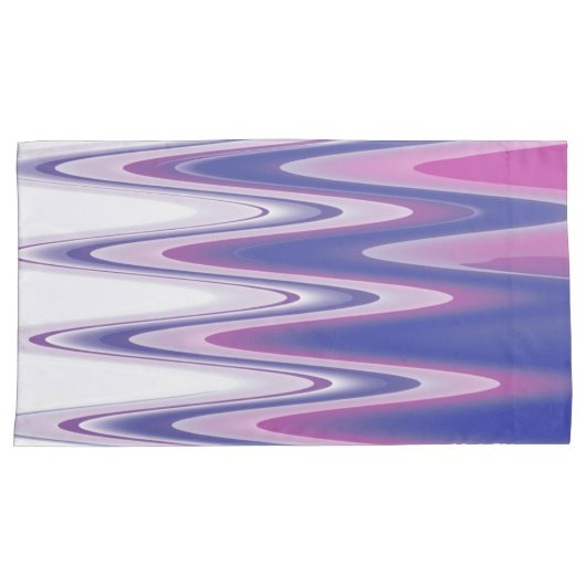 Fuchsia blauw grijs kussensloop (Voorkant-Rechts)