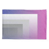 Fuchsia blauw grijs kussensloop (Achterkant-Links)