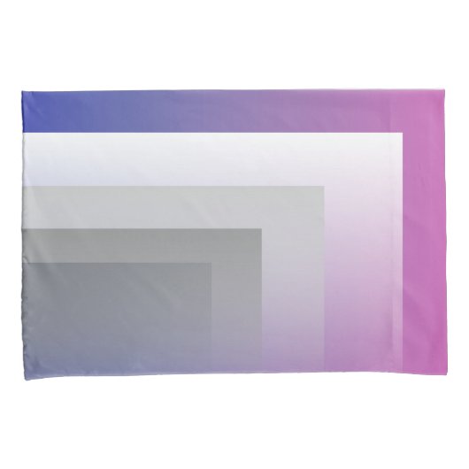 Fuchsia blauw grijs kussensloop (Voorkant-Rechts)