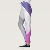 Fuchsia blauw grijs leggings (Links)
