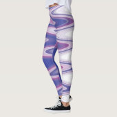 Fuchsia blauw grijs leggings (Links)
