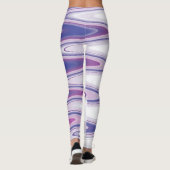 Fuchsia blauw grijs leggings (Achterkant)