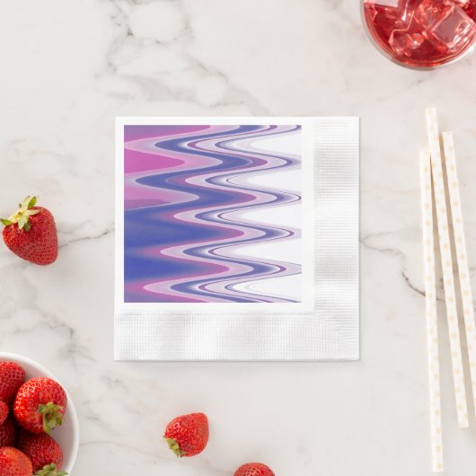 Fuchsia blauw grijs servet (Insitu)