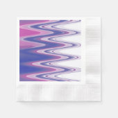 Fuchsia blauw grijs servet (Voorkant)
