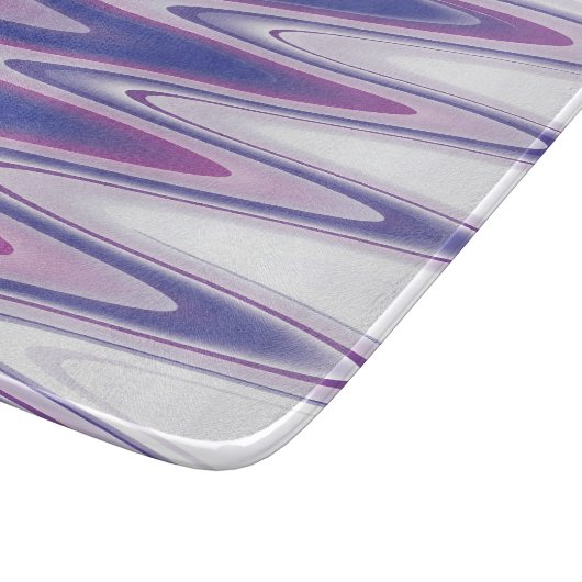 Fuchsia blauw grijs snijplank (Hoek)