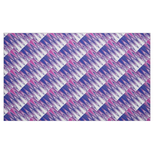 Fuchsia blauw grijs stof (Fat Quarter)