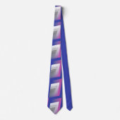 Fuchsia blauw grijs stropdas (Voorkant)