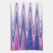 Fuchsia blauw grijs theedoek (Verticaal)