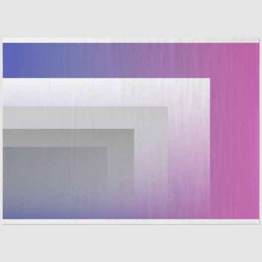 Fuchsia blauw grijs tissuepapier (Voorkant)