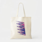 Fuchsia blauw grijs tote bag (Voorkant)
