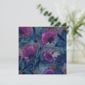 Fuchsia bloem kaart (Staand voorkant)