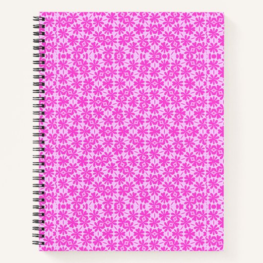 Fuchsia Bloemen Notitieboek (Voorkant)