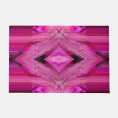 Fuchsia bloesem abstract deurmat (Voorkant)