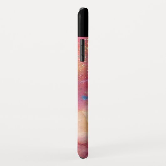 FUCHSIA BLUE ABSTRACT roze Amethyst Gemstone Case-Mate iPhone Case (Achterkant/rechts)