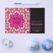 fuchsia boheemien chakra massage therapeut Yoga Flyer (Enkel)