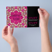 fuchsia boheemien chakra massagetherapeut Yoga Flyer (Hand)