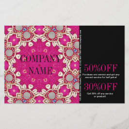 fuchsia boheemse chakra massagetherapeut Yoga Flyer