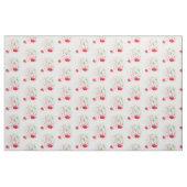 Fuchsia botanische kunst waterverf stof (Fat Quarter)
