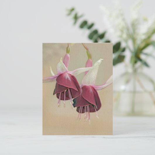 Fuchsia Briefkaart (Staand voorkant)